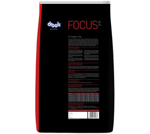 Drools Focus Puppy Super Premium Dog Food, 4kg