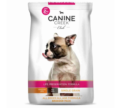 Canine Creek Club Dry Dog Food for All Lifestages, Ultra Premium 10+2KG(12 KG)